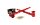Purpfeife Bambus "GHODT" L 13 cm - Rot