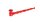 Purpfeife Bambus "GHODT" L 13 cm - Rot