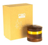 Black Leaf - Holz-/Metallgrinder/Pollinator - "CBD" - H 59 mm D 60 mm