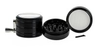 Dreamliner - Kurbel Pollinatorgrinder - Schwarz - D 63 mm H 80 mm - seitliche Kurbel