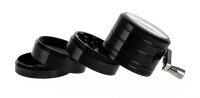Dreamliner - Kurbel Pollinatorgrinder - Schwarz - D 63 mm H 80 mm - seitliche Kurbel