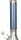 Heisenberg Glasbong 18,8er auf 14,5er "Carbon Beaker" - Blau - H 38 cm WS 7 mm D 13 cm verfügbarkeit b