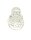 Plaisir Glaskopf 18,8er "Pixel" Mittel/Farblos