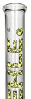Ehle Glasbong Kugelbong "Leave" gerade D 40 mm - NS 18,8 mm