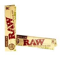 RAW Organic Hemp - unbleached - King Size Slim - 32 Blättchen
