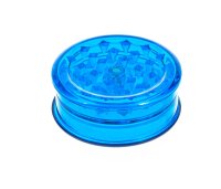 Acrylgrinder D 60 mm mit Magnet und Kräuterfach - Blau