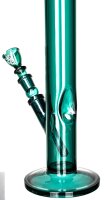 Jelly Joker Glasbong - Fullco Green - 18,8er H 45 cm WS 5 mm Frabe: Türkis/Transparent