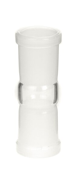 Glasadapter - 18,8er female auf 18,8er female - L 6,5 cm