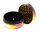 Grace Glass Amsterdam Grinder - Leaf & Amsterdam Schriftzug - Rainbow - D 50 mm