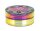Grace Glass Amsterdam Grinder - Leaf & Amsterdam Schriftzug - Rainbow - D 50 mm