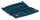 Champ - Tabaktasche mit Reißverschluss - 160x90 mm - Blau
