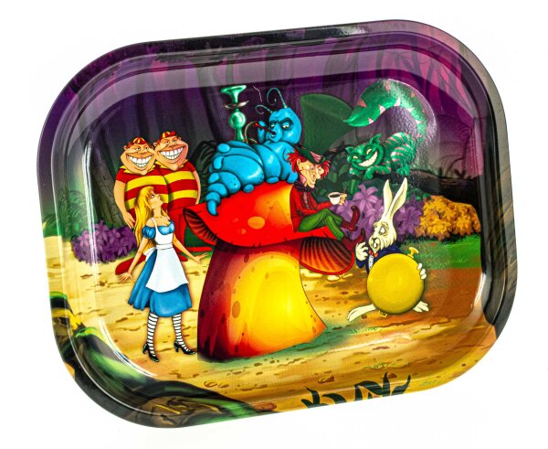Rolling Tray - Alice im Wunderland (Wald) 18x14x1 cm - Mini