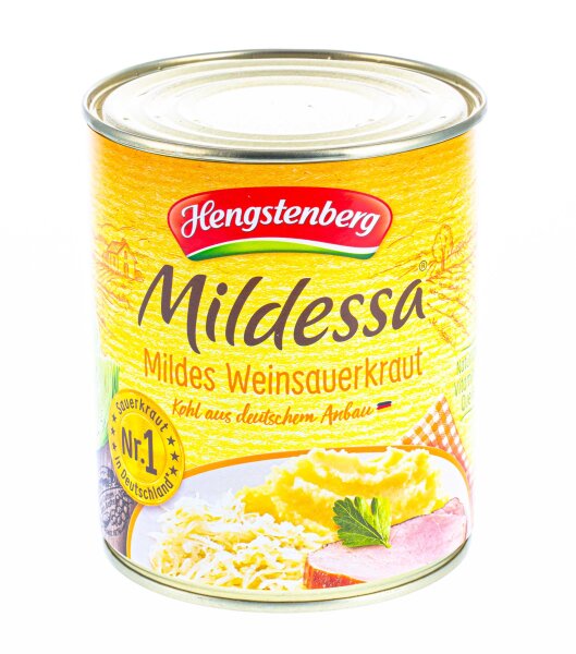 Versteckdose Mildessa - mildes Weinsauerkraut H 12 cm D 10 cm