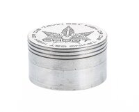 Space Pollinatorgrinder - Ghodt- 80 mm - mit Logo - Silber