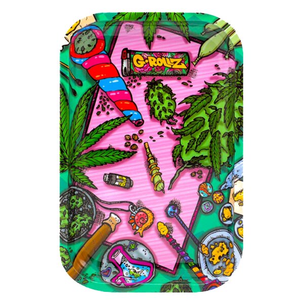 G-Rollz Rolling Tray - Amsterdam Picnic (Comic) - 17,5x27,5 cm - Small