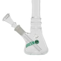 Greenline Glasbong 14,5er - mit Bauch & Mandala Motiv - H 22 cm D 21 mm
