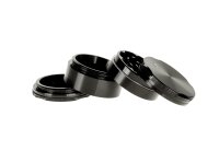 Black Leaf Alugrinder Pollinator / Sieb "New Edge" D 50 mm H 40 mm Farbe: Schwarz