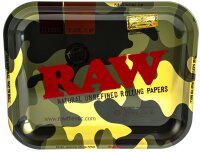 RAW Rolling Tray "Camouflage" 34x28x2,5 cm - Medium