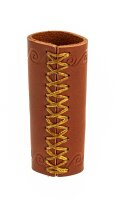 Lederhülle/Cover für Clipper - geprägt - Oktopus