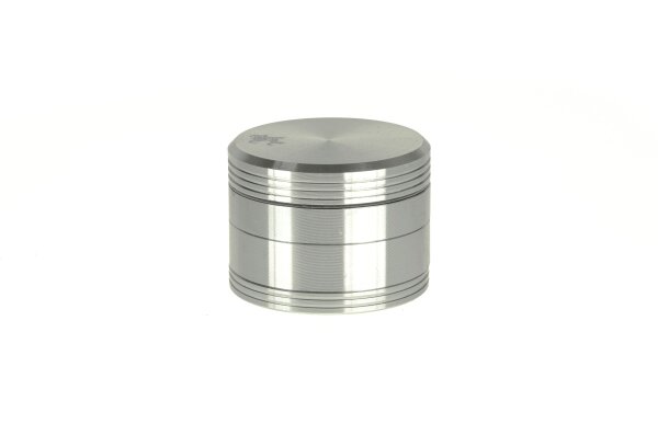 Black Leaf Pollinatorgrinder aus Titan - Matrix - D 50 mm H 37 mm - Grau/Silber