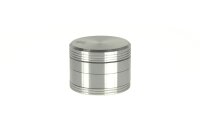 Black Leaf Pollinatorgrinder aus Titan - Matrix - D 50 mm H 37 mm - Grau/Silber