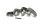 Black Leaf Pollinatorgrinder aus Titan - Matrix - D 50 mm H 37 mm - Grau/Silber