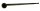 Ebenholz-Pfeife geschraubt - Länge: 32,2 cm
