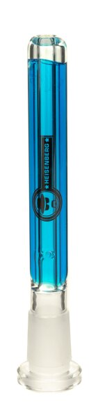 Heisenberg - Kühl Kupplung mit Flüssigkeit - 18,8er auf 14,5er L 13,5 cm - Blau