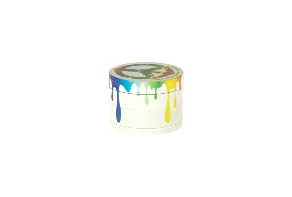 Super Heroes Pollinatorgrinder 4tlg. - D 48 mm H 36 mm - Peace Symbol Weiß