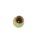 Specksteinkopf - schraubbar- mit Hanfblatt bemalt - Groß H 4 cm D 1,8 cm