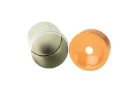 Angelo - Aschenbecher Rund in Zigaretten-Optik H 11,1 cm D 7,6 cm - Weiß