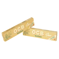 OCB Bamboo - unbleached - King Size Slim - 32 Blättchen + 32 Filtertips