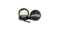Super Heroes - Keramik Pollinatorgrinder - D 40 mm H 38 mm - Schwarz mit Super Heroes Schriftzug