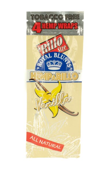 Hemparillo Hanfblunt 4Stk. - Vanilla (Vanille)