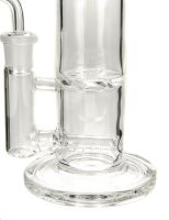 Jelly Joker Öl-Glasbong - Female - 18,8er H 25 cm WS 4 mm - 1x Turbinen Percolator 1x Schlitz Percola