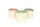Keramik Aschenbecher "Windbreaker" H 9,5 cm - Muster marmoriert