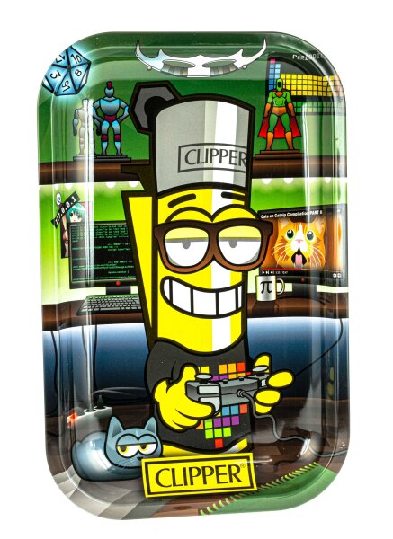 Fire Flow Rolling Tray "CM Geek" 25x18,5 cm - Small