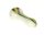 G-Spot Glaspfeife 10 cm Rasta / Weiß Nr.1