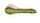 G-Spot Glaspfeife 10 cm Rasta / Weiß Nr.1