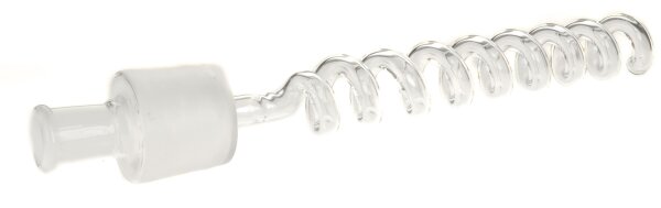 45er Glas Kupplung Spirale L 27 cm - unten 45er, oben 18,8er (SP2)