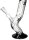 Leafline Glasbong 18,8er Schwarzer Fuß+Mundstück H 42 cm D 45 mm