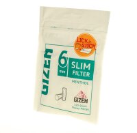 GIZEH Slim Filter Menthol - 6 mm - 120Stk.