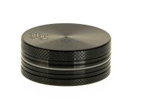 Alugrinder Black Leaf D 40 mm H 20 mm - Schwarz