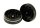 Alugrinder Black Leaf D 40 mm H 20 mm - Schwarz