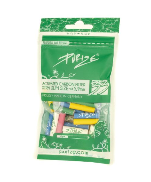 Purize Aktivkohlefilter - XTRA Slim - 33 Stk.