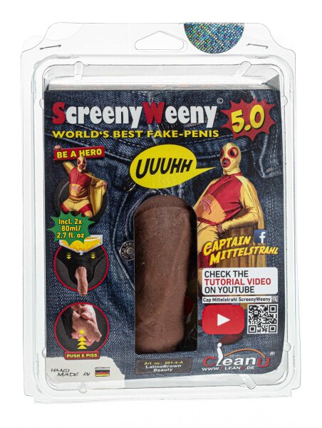 CleanU - ScreenyWeeny 5.0 - Farbe: Latino/Brown - Modell: Beauty