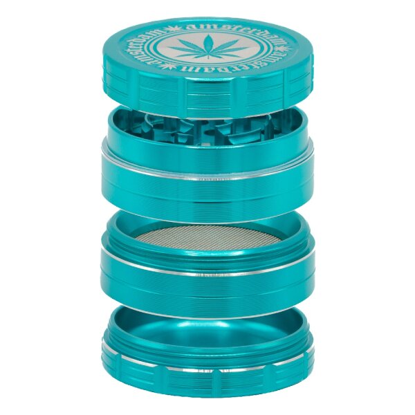 Grace Glass Amsterdam Pollinator Grinder - Türkis - D 50 mm