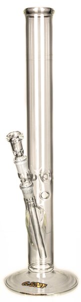G-Spot Glasbong "Zylinder mit Eiskerben" ohne Panzerschliff H 50 cm D 48 mm