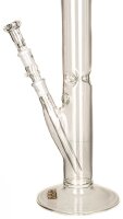 G-Spot Glasbong "Zylinder mit Eiskerben" ohne Panzerschliff H 50 cm D 48 mm