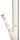 G-Spot Glasbong "Zylinder mit Eiskerben" ohne Panzerschliff H 50 cm D 48 mm